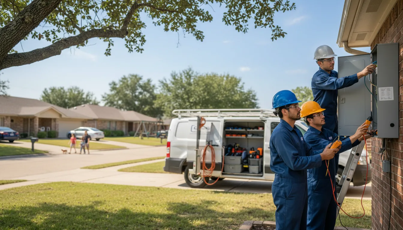 Certified electrician providing emergency electrical services in West Liberty, IL